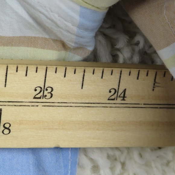 St. John's Bay* Men's Short Sleeve Button Down Curved Hem Pocket Shirt~ Large - Picture 10 of 13